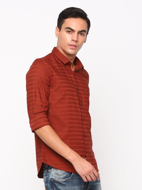 Brown Stripes Shirt