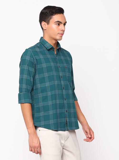 Green Checkerd Shirt