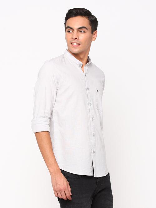 Light Grey Plain Shirt