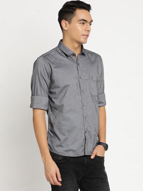 DK Grey Plain Shirt