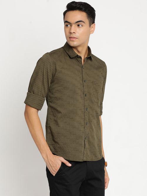 Green Plain Shirt