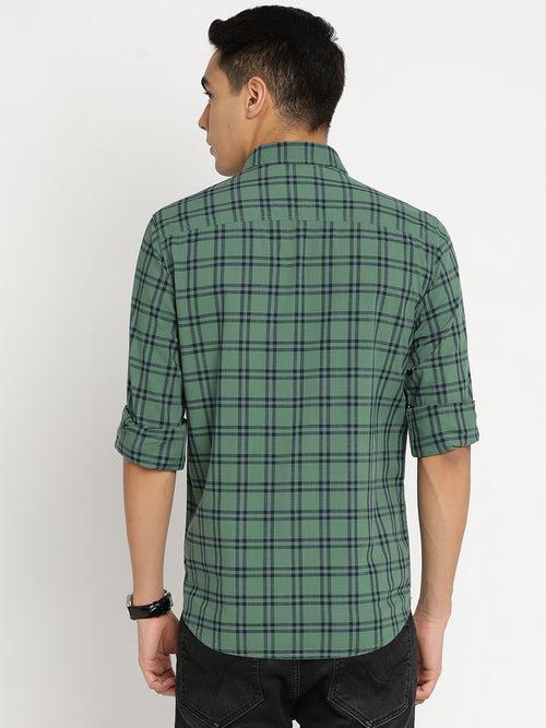 Green Checkerd Shirt