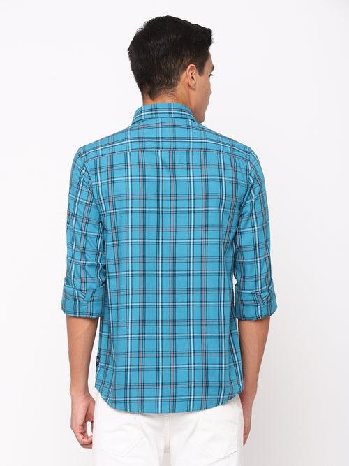 Blue Checkerd Shirt