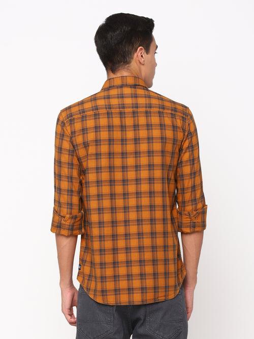 Rust Checkerd Shirt