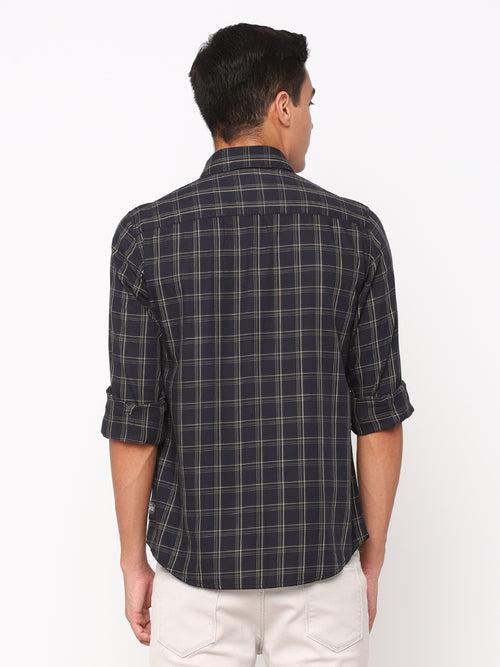 Black Checkerd Shirt