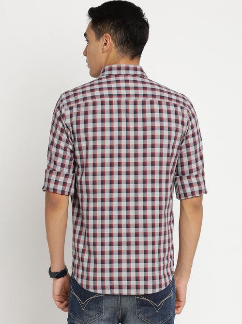 Grey Checkerd Shirt