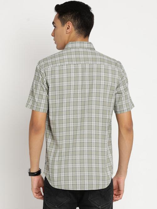 Green Checkerd Shirt