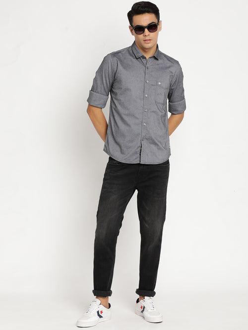 DK Grey Plain Shirt