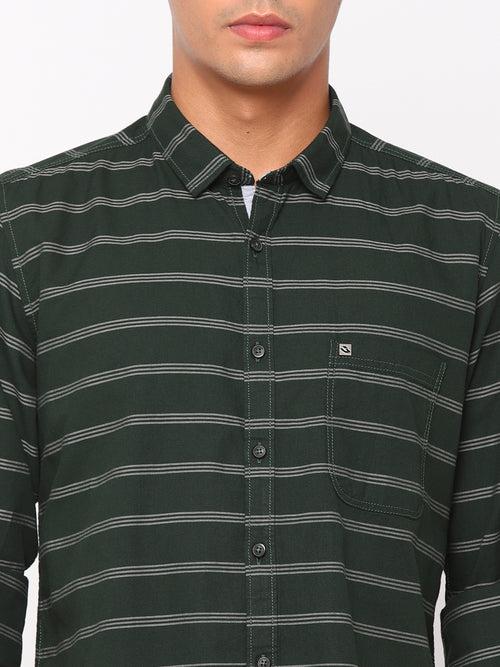 Green Stripes Shirt