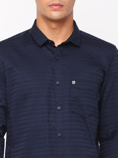 Navy Stripes Shirt