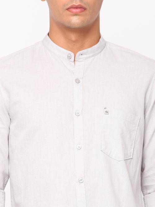Light Grey Plain Shirt