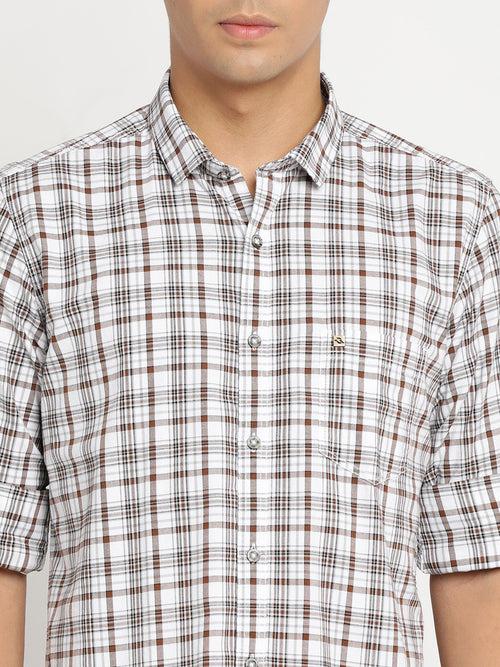 White Checkerd Shirt