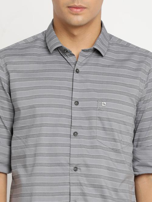 Grey Stripes Shirt