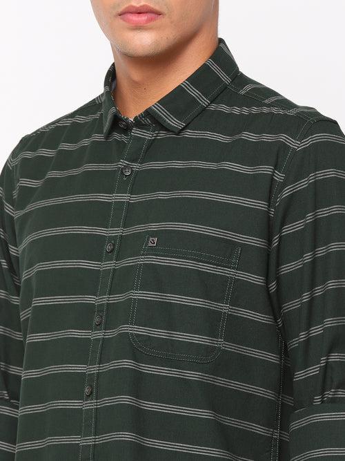 Green Stripes Shirt