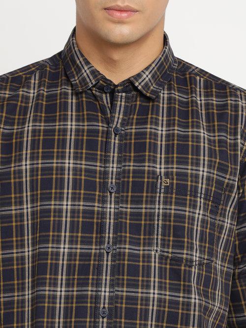 Navy Checkerd Shirt