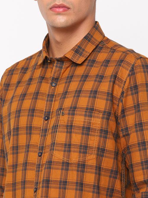 Rust Checkerd Shirt