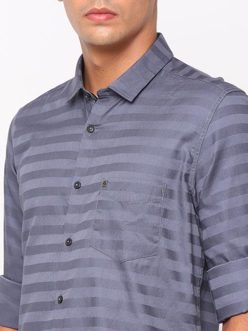 Grey Stripes Shirt