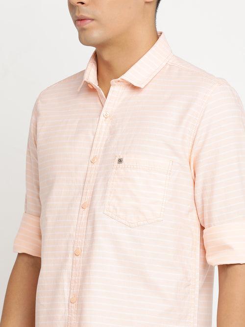 Orange Stripes Shirt