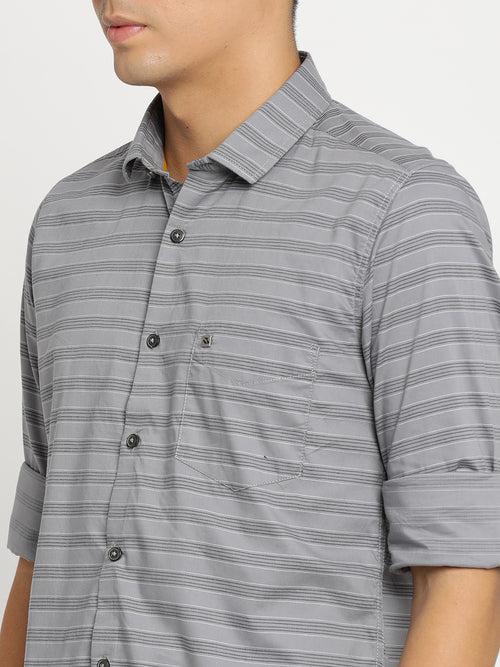Grey Stripes Shirt