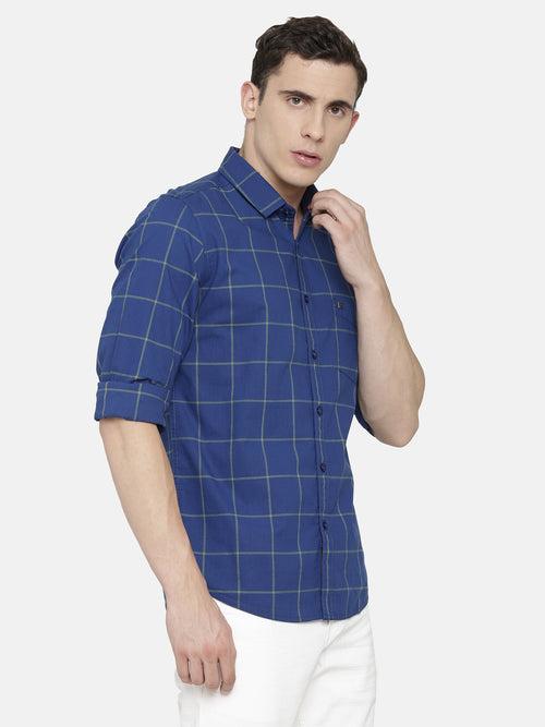 Blue Checkered Shirt