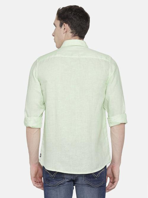 Light Green Pure Linen Shirts