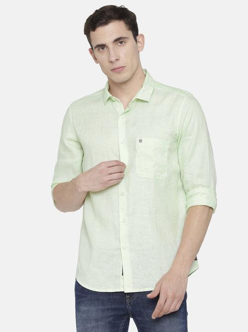 Light Green Pure Linen Shirts