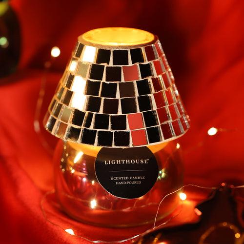 Disco Vibes Lamp Scented Candle - Mosaic Silver