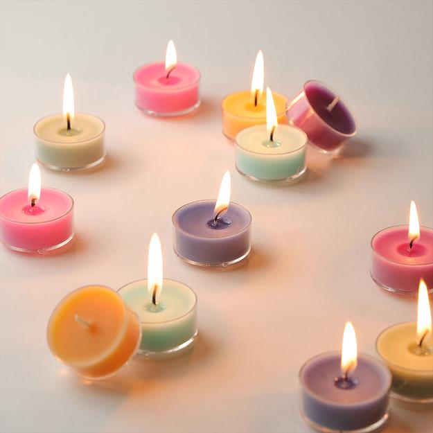 Serenity Tealight Scented Candles - Pack of 12