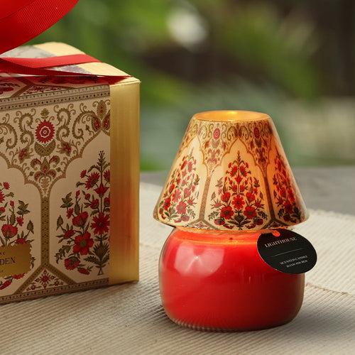 Scented Candle Lamp in Rose Garden Aroma