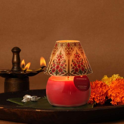 Scented Candle Lamp in Rose Garden Aroma