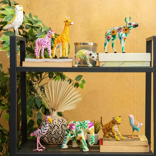 Assorted Set of Paper Mache Animals