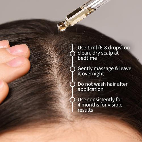 OZiva+ Advanced Hair Growth Serum to Rebalance Scalp Microbiome - 30 ml