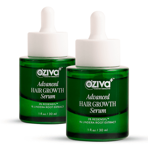 OZiva+ Advanced Hair Growth Serum to Rebalance Scalp Microbiome - 30 ml