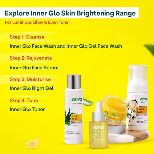Skin & Hair Bestsellers, combo Pack (Inner Glo Face Serum 30 ml + Naturelle Infusion Hair Mask 100 g + Inner Glo Face Wash 100 ml)