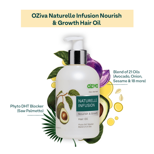 OZiva Naturelle Infusion Nourish & Growth Hair Oil