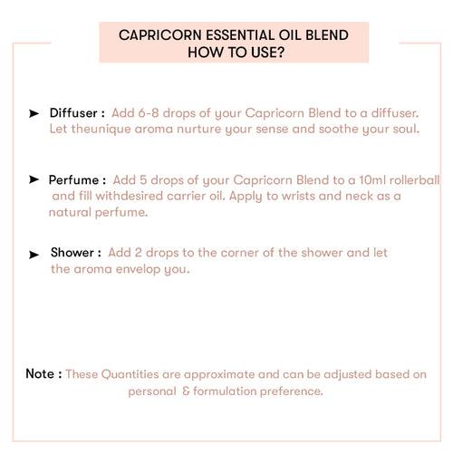 Capricorn Zodiac Essential Oil Blend