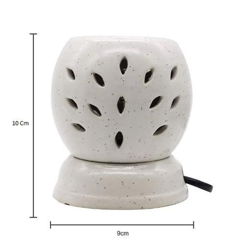 Ceramic Electric Round Shaped Aroma Diffuser + Lavender Oil 10 ML