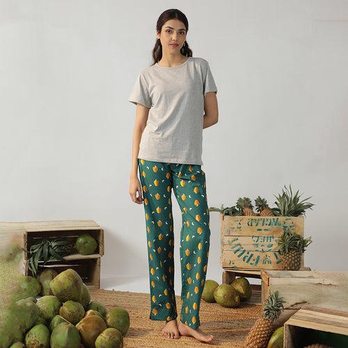 Nutty Retreat T-shirt & Cotton Pyjama for Women's