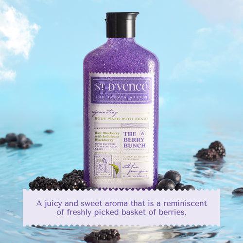 Berry Bunch - Blueberry & Blackberry Body Wash with Salicylic Acid, 300 ml