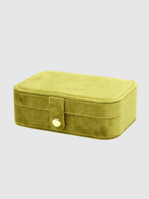 Velvet Jewellery Box 2.0 - Lime