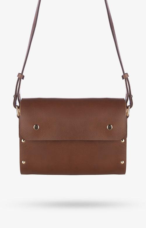 Capsule Sling Bag - Tan