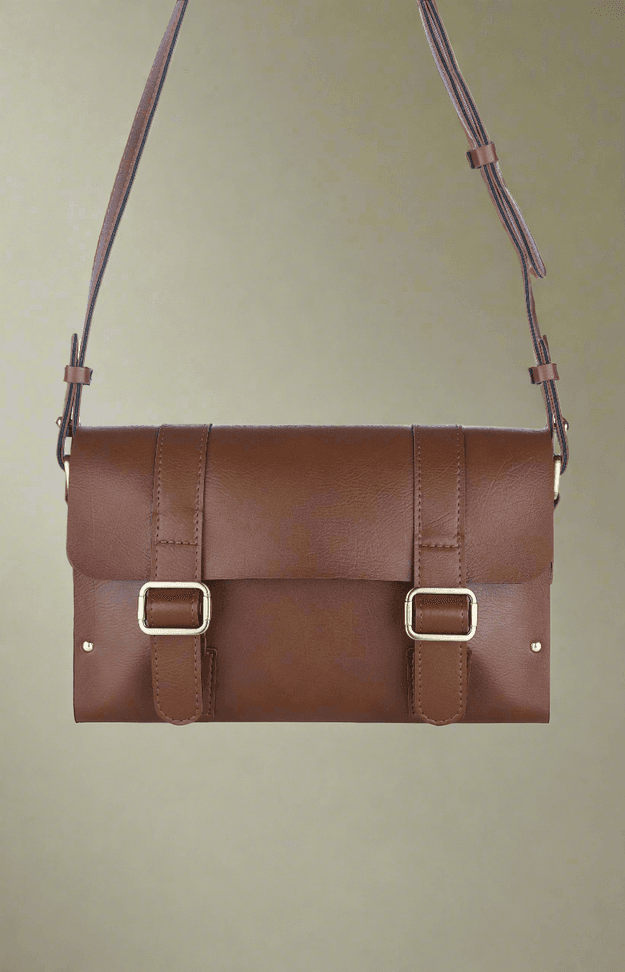 Median Sling Bag - Tan