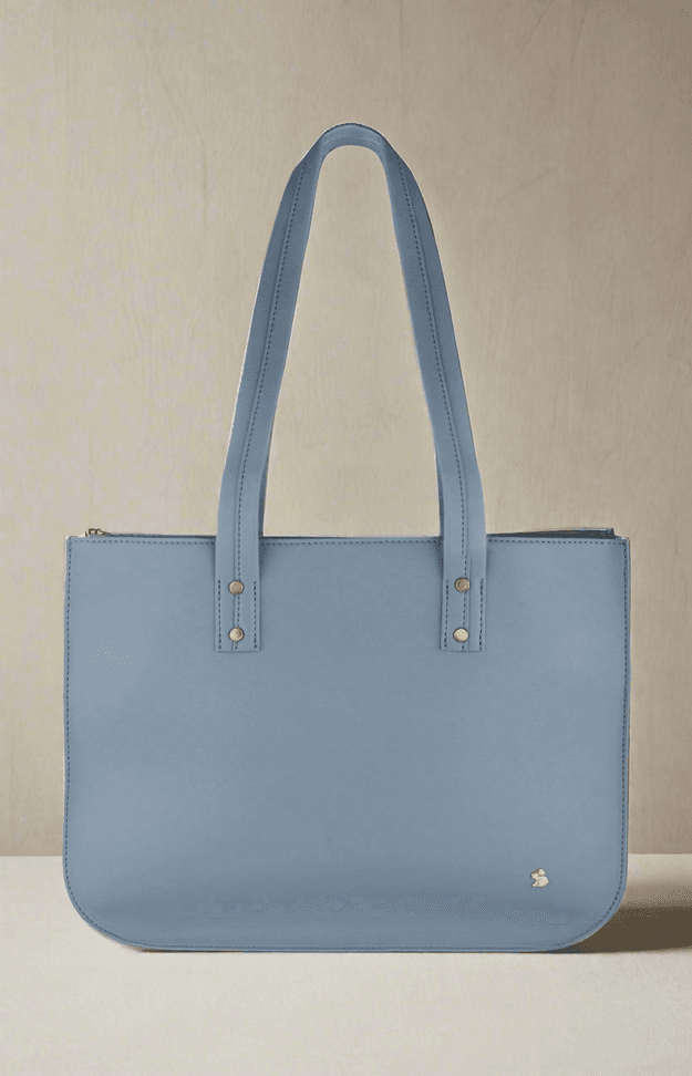 The Basic Tote- Sky Blue