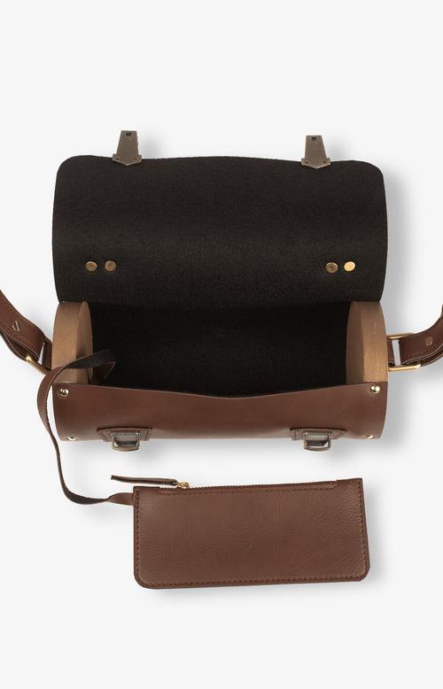 Barrel Sling Bag - Tan