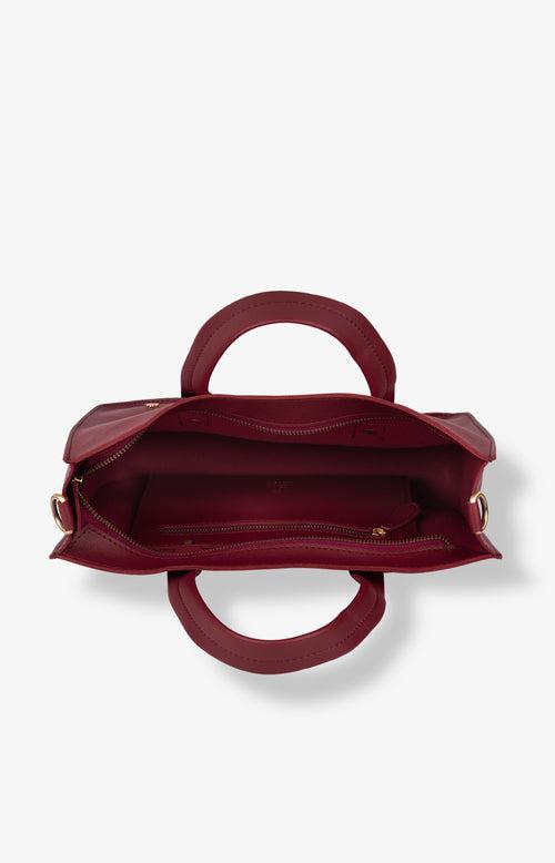 The Basic Tote - Mini - Maroon