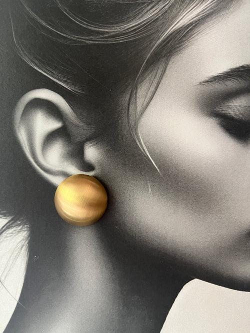 Hemisphere Earrings - Gold