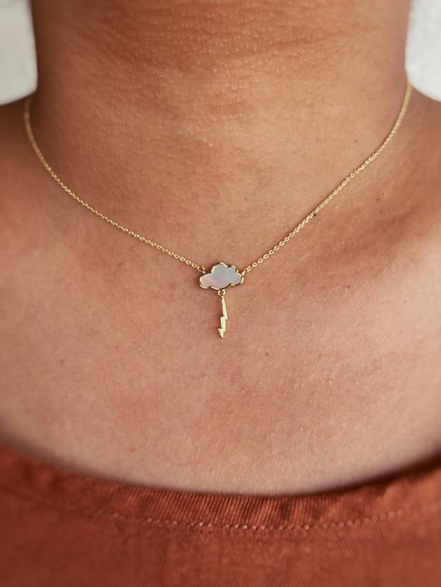 Thunder Storm Necklace - Gold