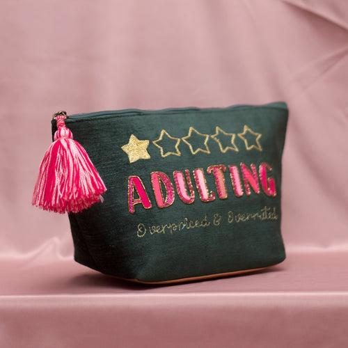 Adulting Overpriced & Overrated Makeup Pouch