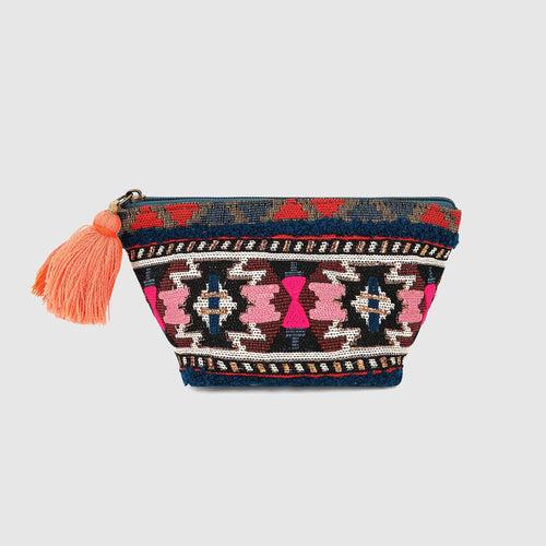 aztec makeup pouch