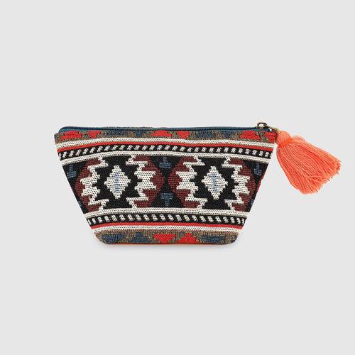 aztec makeup pouch